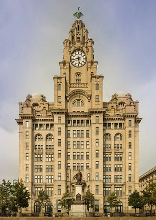 Royal Liver Building Exterior where Knee injections for Arthritis